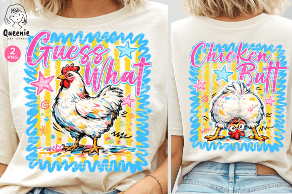 Download Funny Guess What Chicken Animal Farm Png - Chick Collection