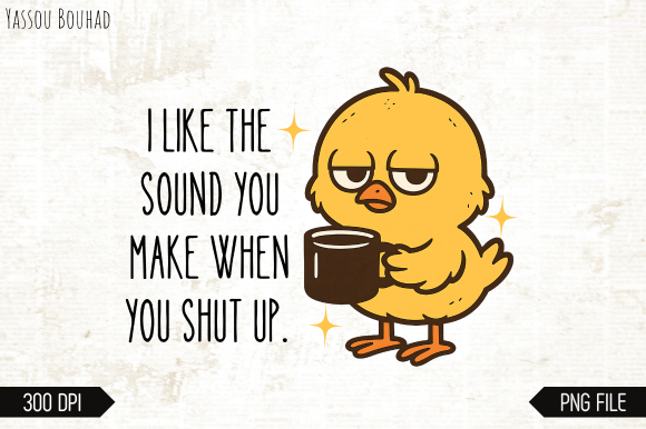 Download Funny Sarcastic Baby Chick Sublimation - Chick Collection