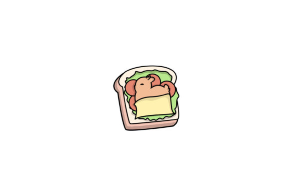 Download Cute Animal Chicken Sleeping Illustration - Chick Collection