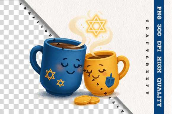 Download Hanukkah Coffee Love PNG Cute Cuddling - Cuddling Collection