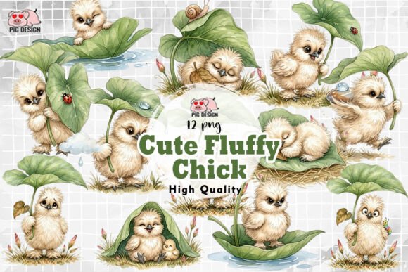 Download Cute Fluffy Chick Clipart PNG - Chick Collection